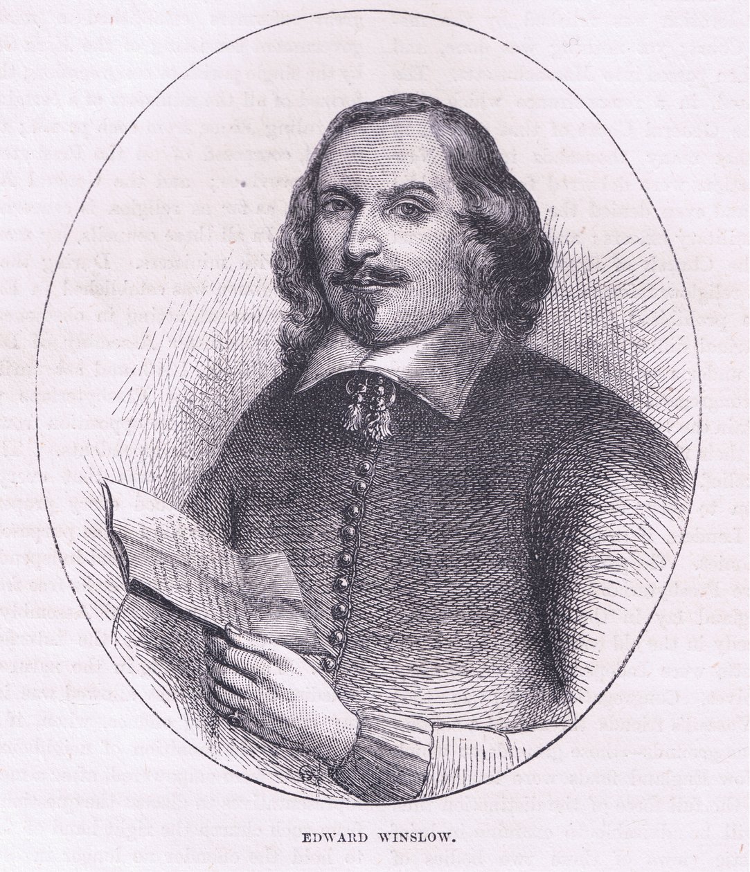 Edward Winslow, Illustration aus Cassell