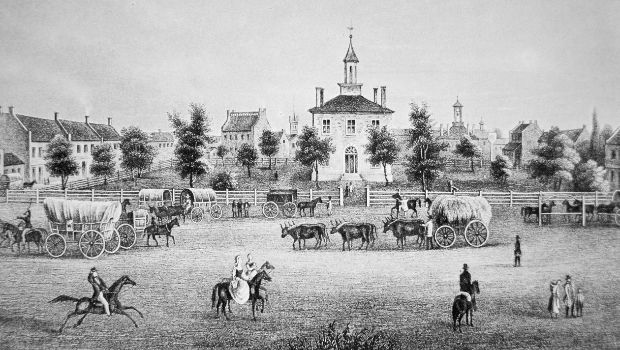 Unabhängigkeit, Missouri, ca. 1850 von American School