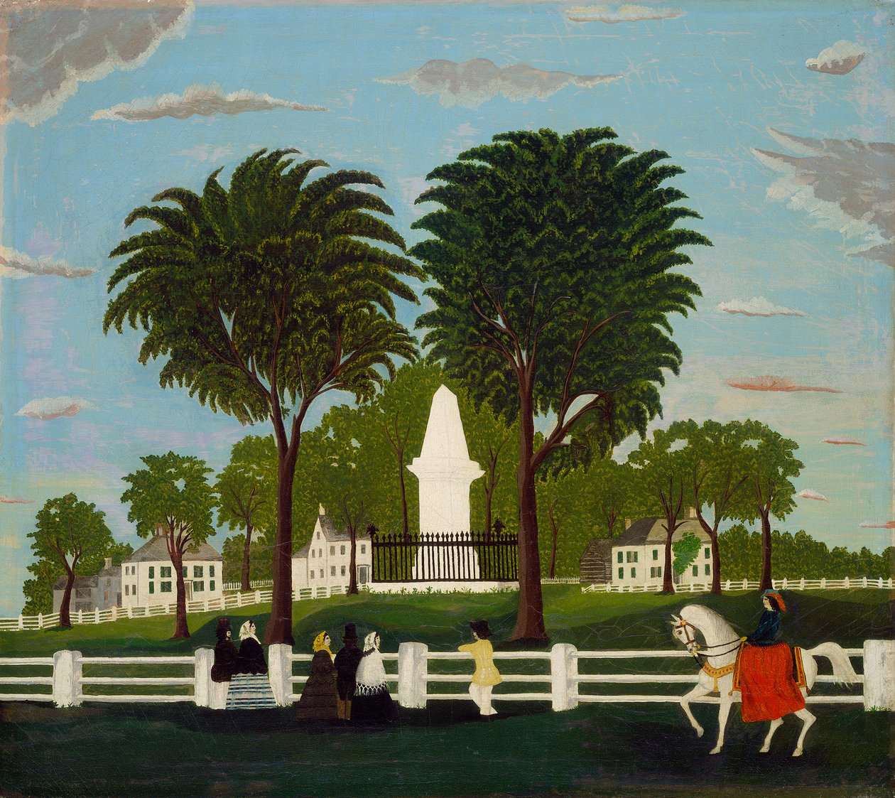 Lexington-Schlachtdenkmal, ca. 1830 von American School