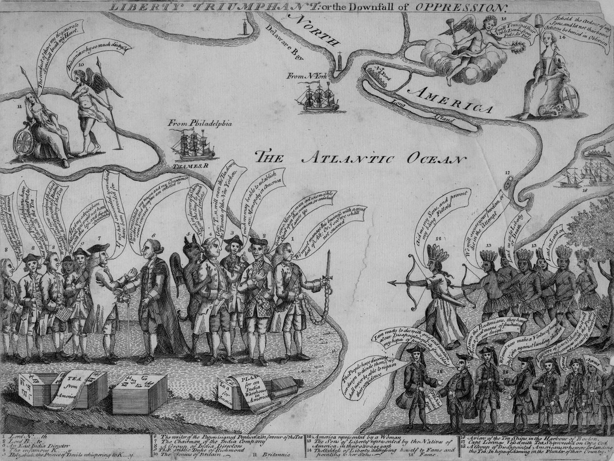 Triumph der Freiheit oder der Untergang der Unterdrückung von American School
