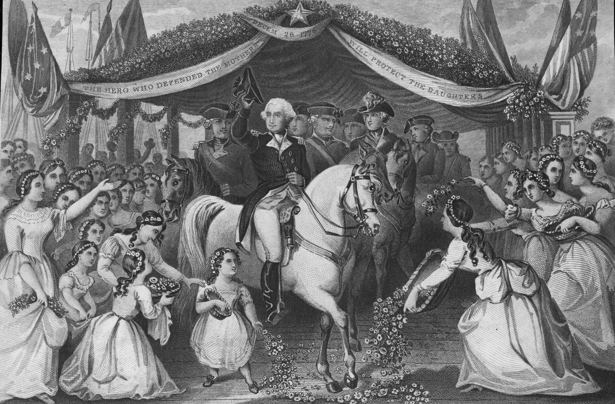 Generalmajor George B. McClellan, veröffentlicht 1861 von American School