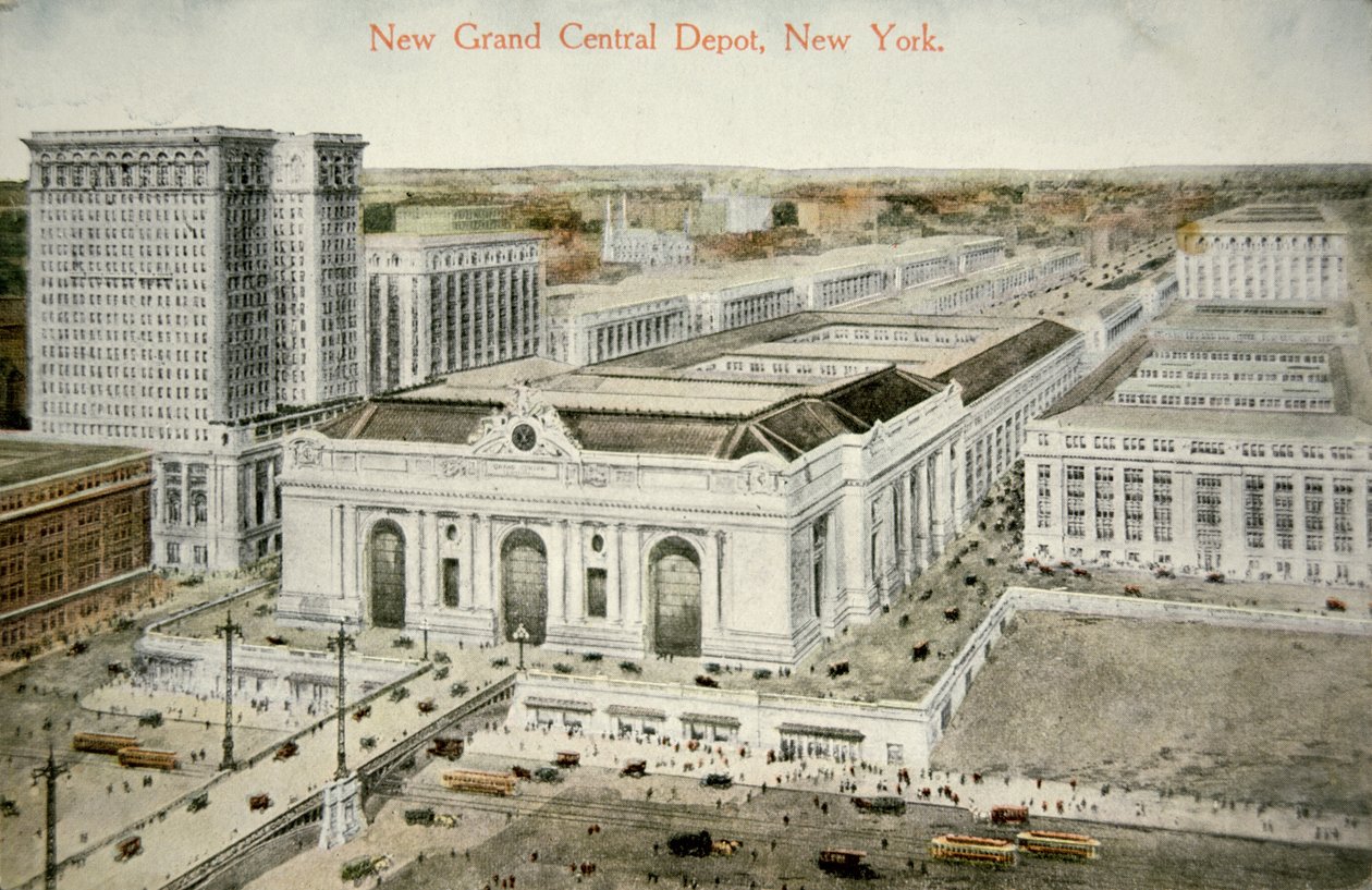 Neuer Grand Central Depot, New York, ca.1905 von American School