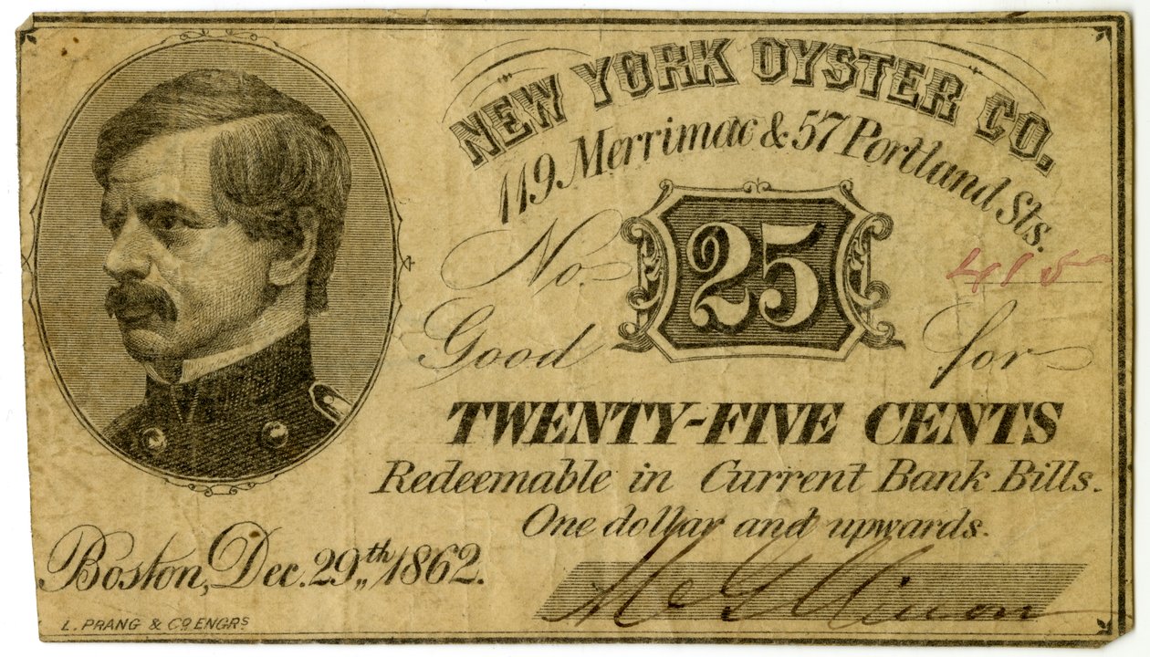 New York Oyster Co., 119 Merrimac & 57 Portland St., 1862 von American School