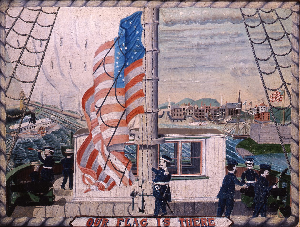 Unsere Flagge ist da: Fort McHenry, Baltimore, 1850-1900 von American School