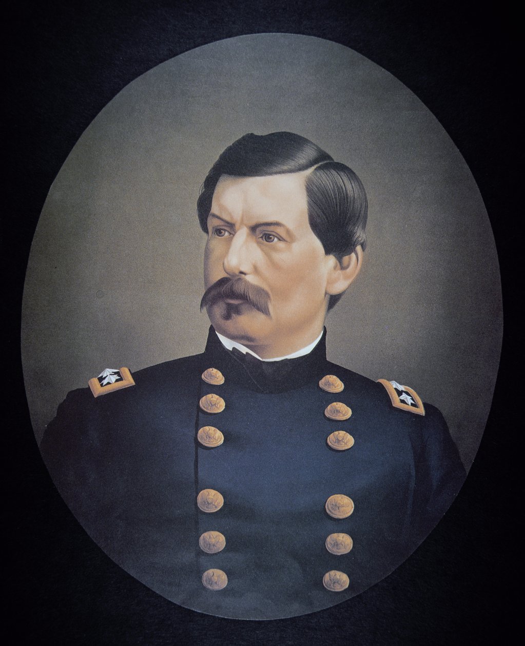 Porträt von General George B. McClellan von American School