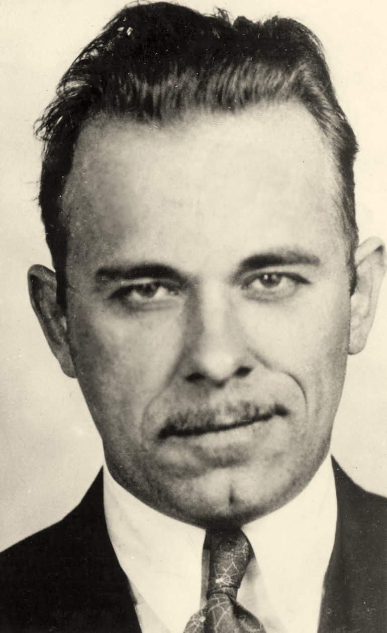 Porträt von John Dillinger (1903 – 34) von American School