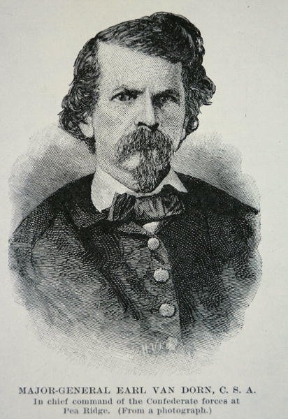 Porträt von Generalmajor Earl Van Dorn von American School