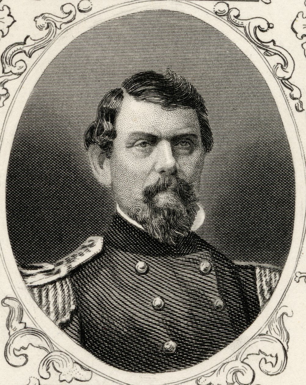 Porträt von William Joseph Hardee (1815-73) von American School