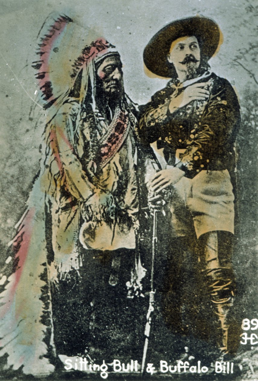 Sitting Bull und Buffalo Bill, ca. 1885 von American School