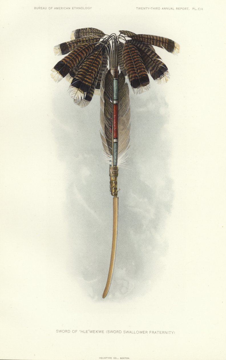 Schwert von Thlewekwe (Schwertschlucker-Bruderschaft) von American School