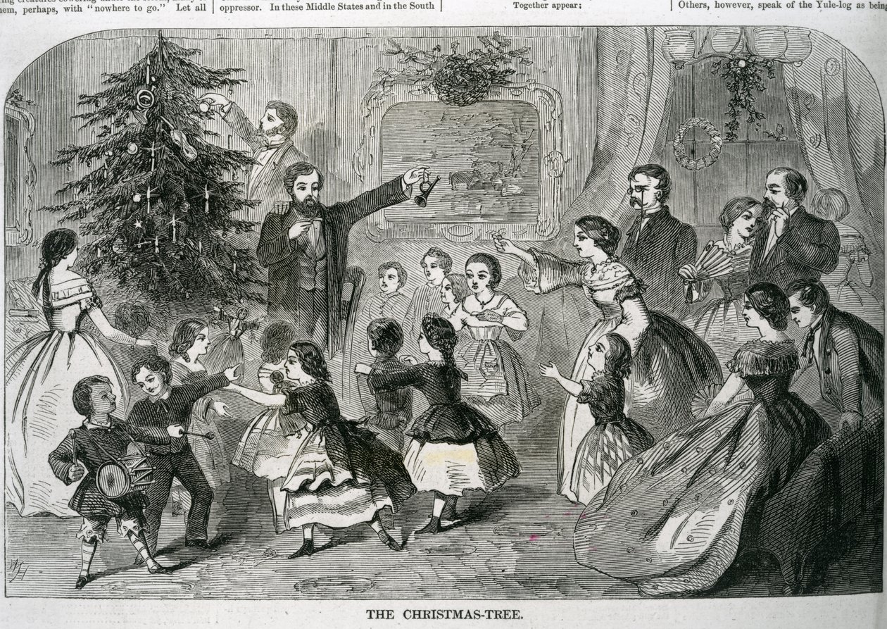 Der Weihnachtsbaum, Illustration aus 