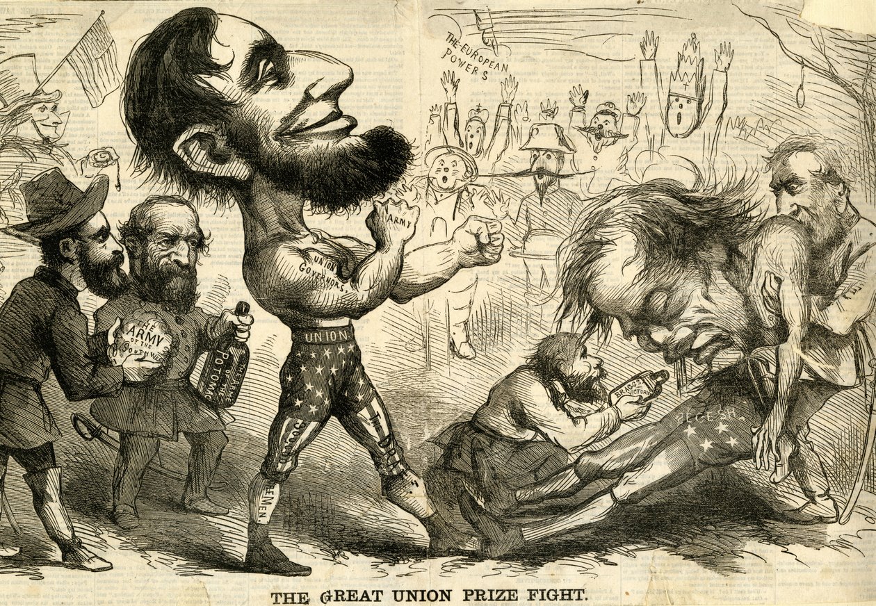 Der große Union-Preis-Kampf, 1861 von American School
