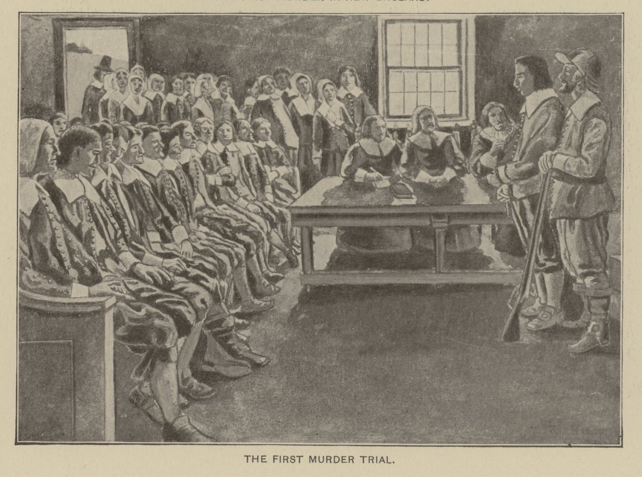 Der erste Mordprozess in Neuengland von American School