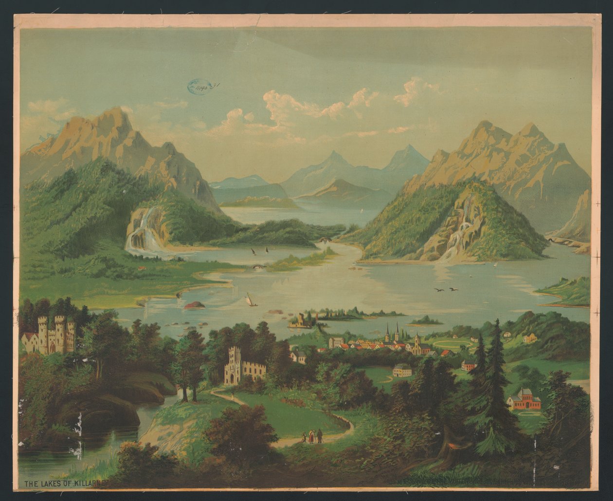 Die Seen von Killarney, ca. 1878 von American School