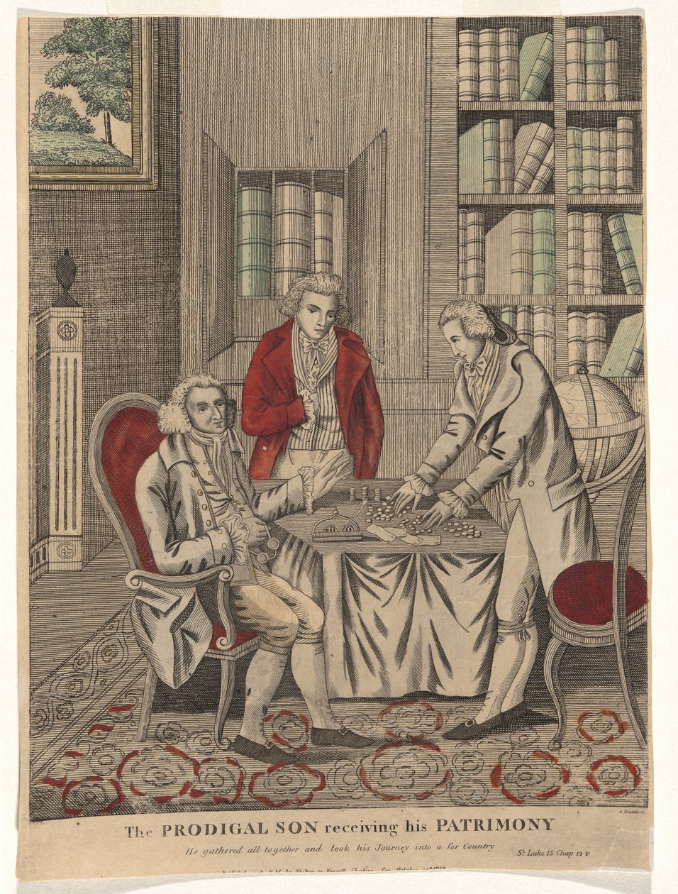 Der verlorene Sohn erhält sein Erbe von Amos Doolittle