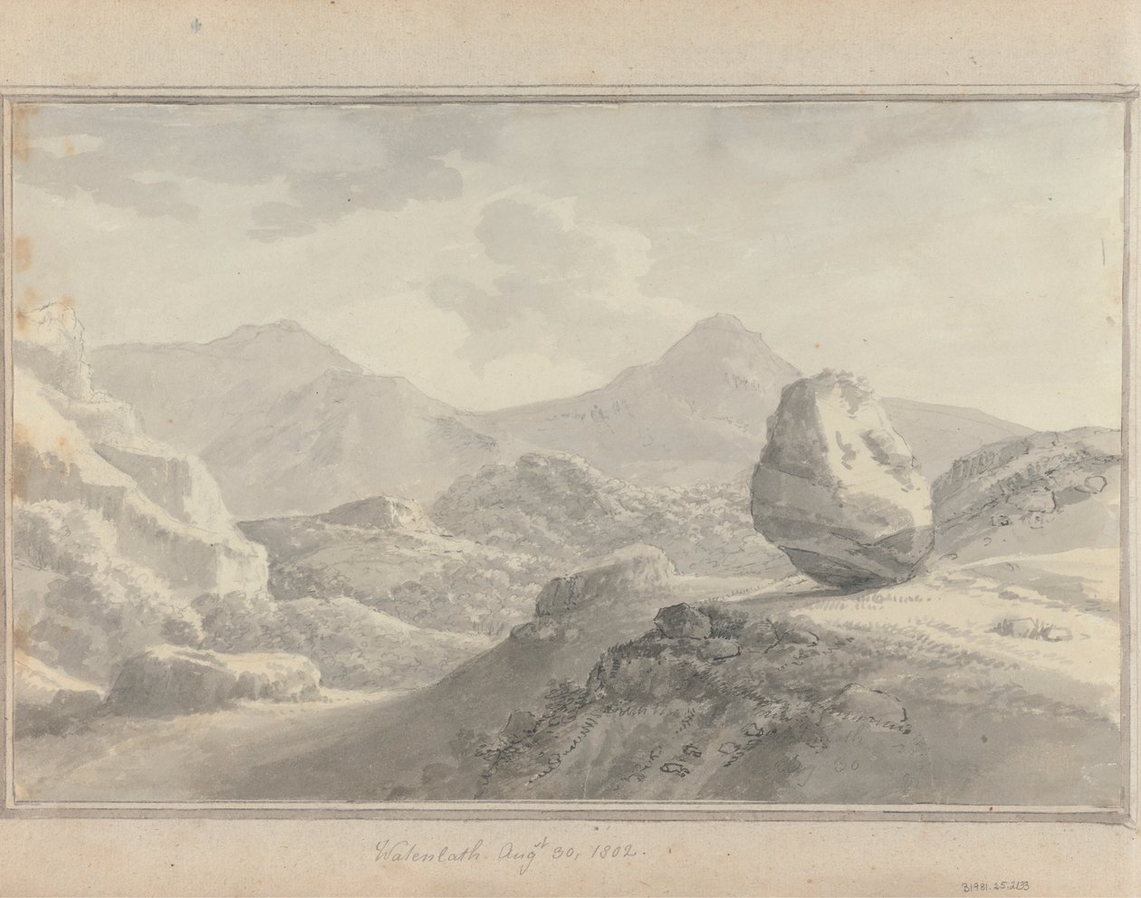 Ansichten in England, Schottland und Wales: Watenlath, 30. August 1802 von Amos Green