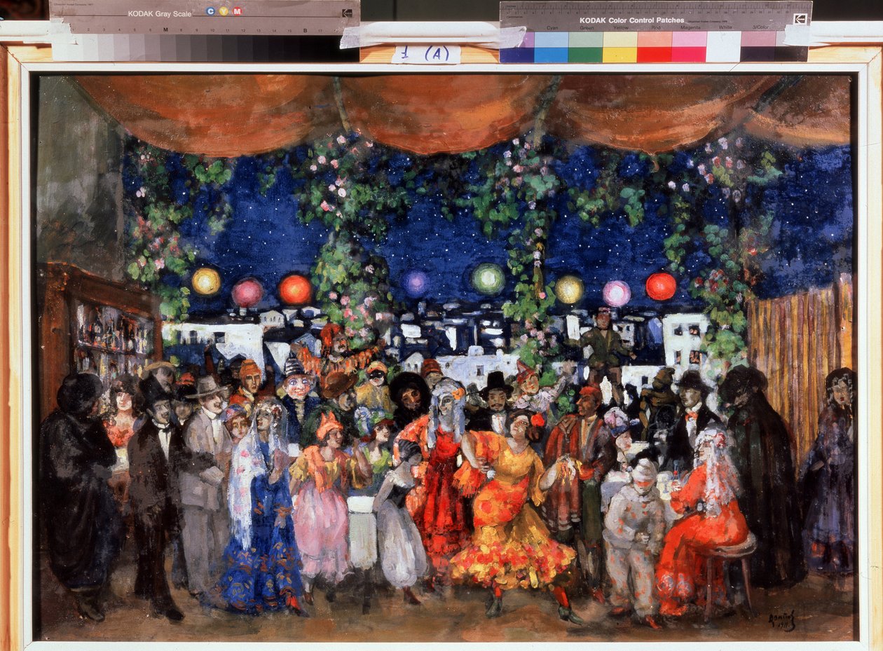 Karneval in Spanien von Anatoli Afanasyevich Arapov