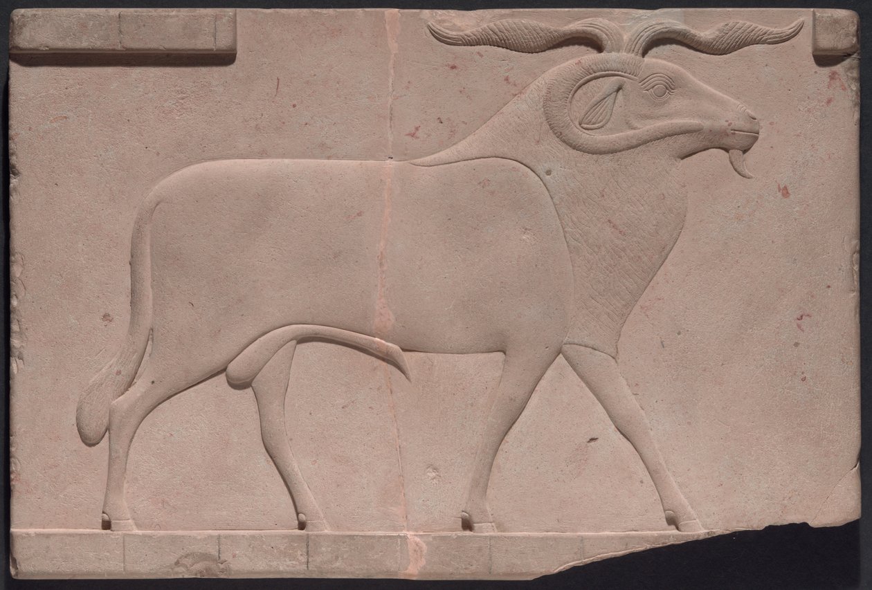 Plakette mit Darstellung eines Widders von Ancient Egyptian