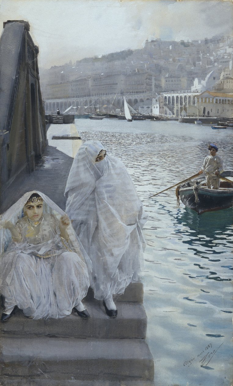 Vom Hafen von Algier von Anders Leonard Zorn
