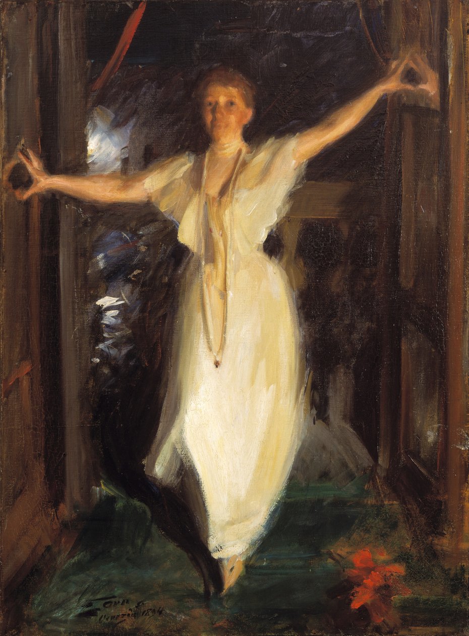 Isabella Stewart Gardner in Venedig, 1894 von Anders Leonard Zorn