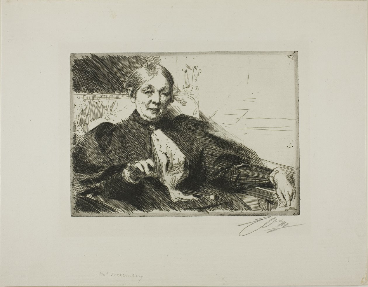 Anna Wallenberg von Anders Leonard Zorn