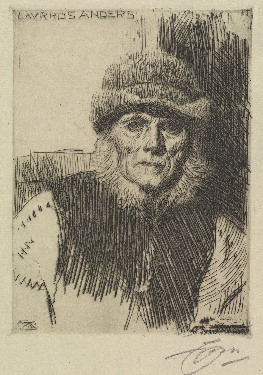 Dalekarlischer Bauer von Anders Zorn