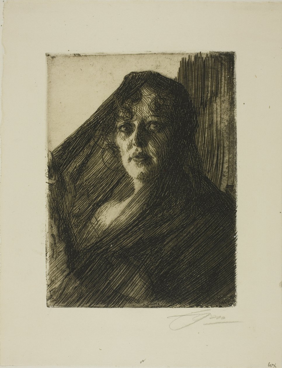 Gerda Lundequist von Anders Leonard Zorn