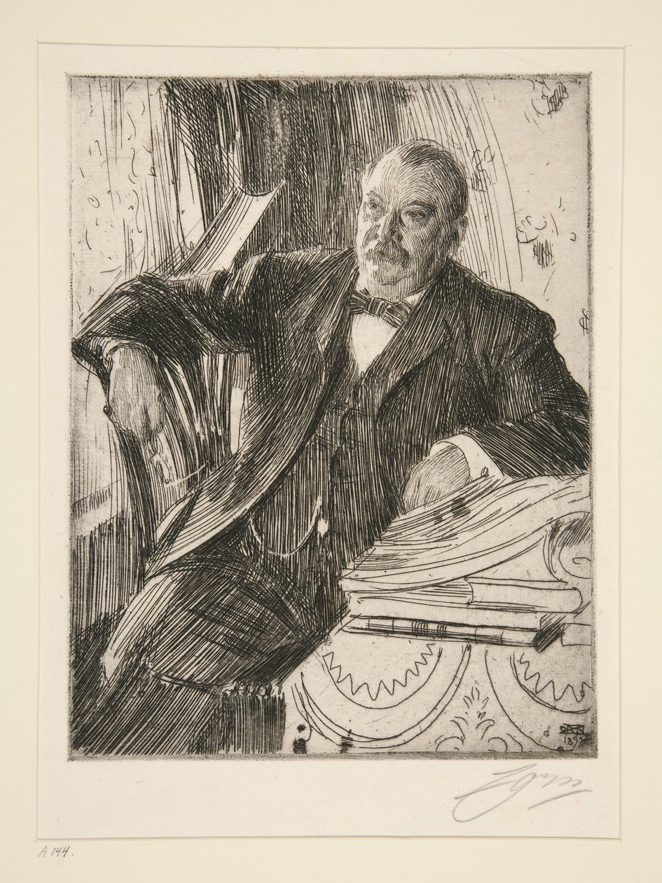 Grover Cleveland II von Anders Leonard Zorn