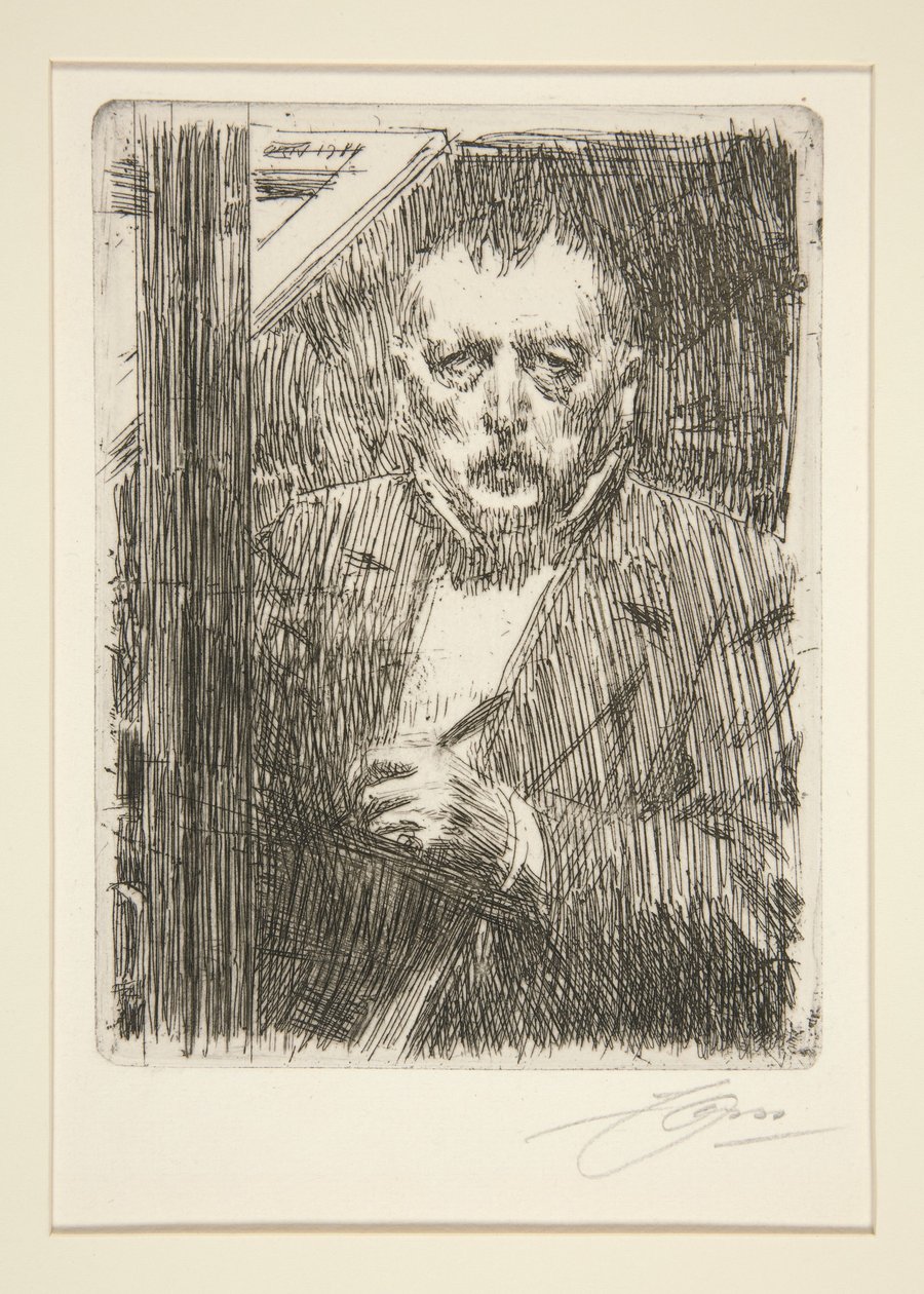 Selbstporträt von Anders Zorn