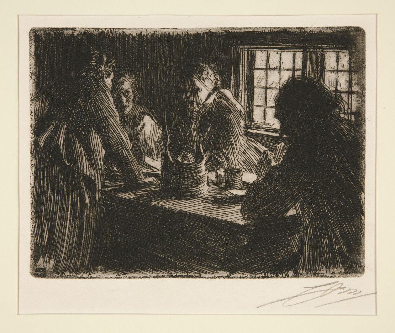 Die Brautjungfer von Anders Zorn