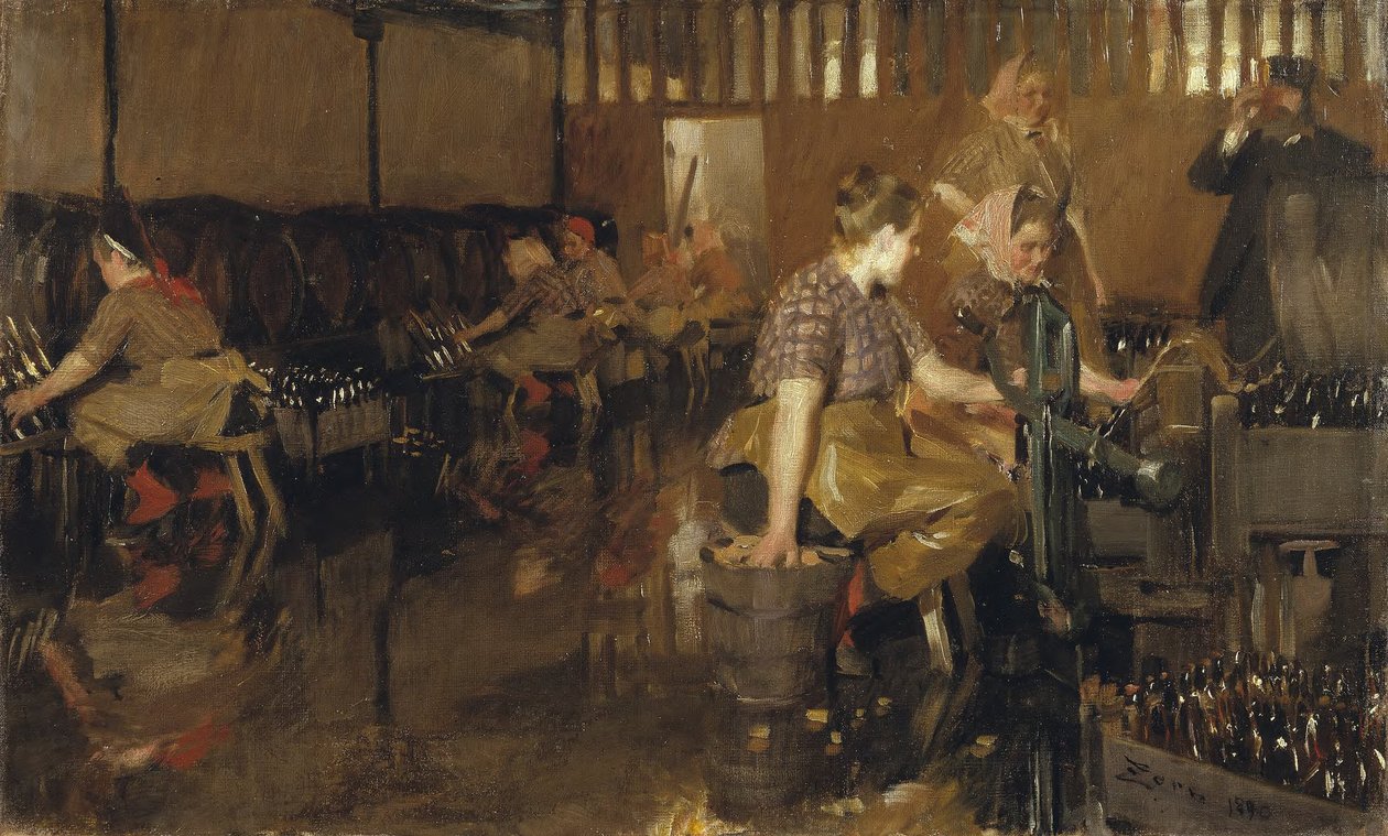Die kleine Brauerei von Anders Zorn