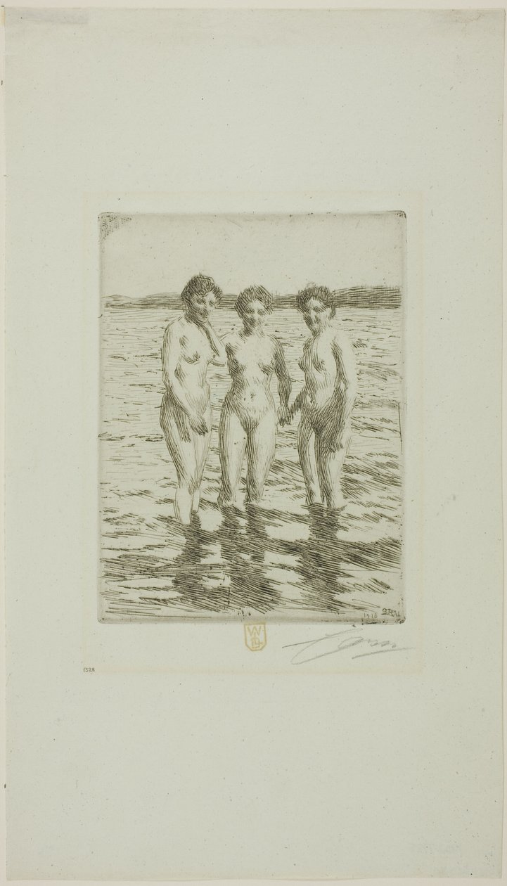 Die drei Grazien von Anders Leonard Zorn