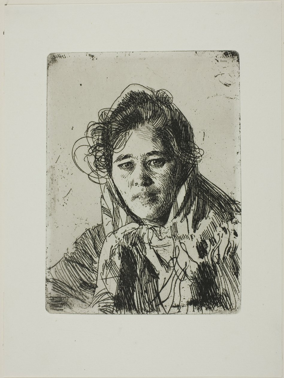 Junges Mädchen aus Mora (Kråkbergs Anna) von Anders Zorn