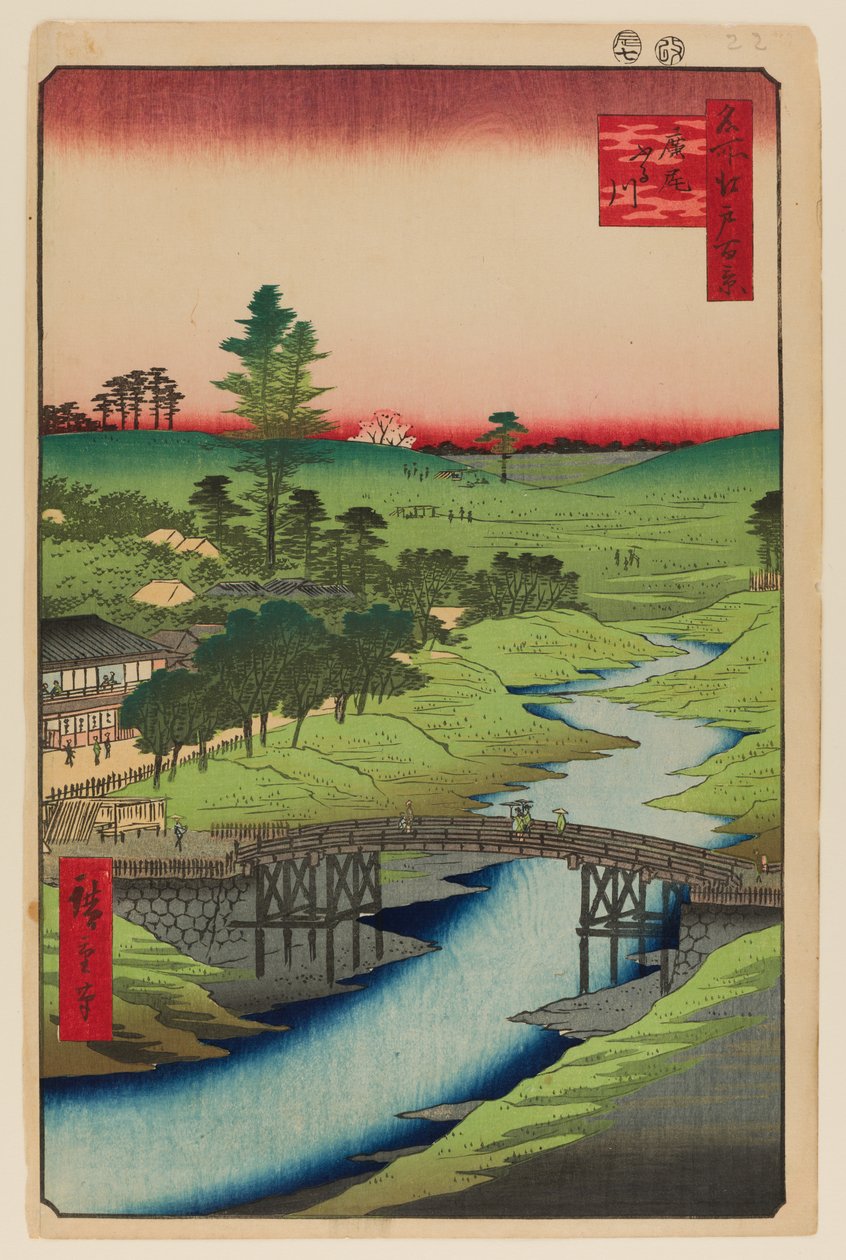 Furukawa-Fluss, Hiroo von Ando or Utagawa Hiroshige