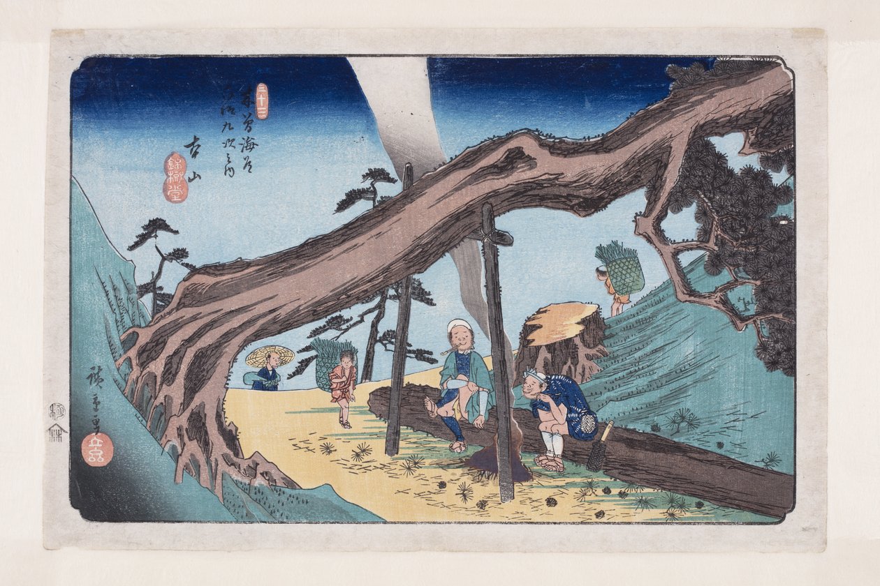 Nr. 33, Motoyama von Ando or Utagawa Hiroshige
