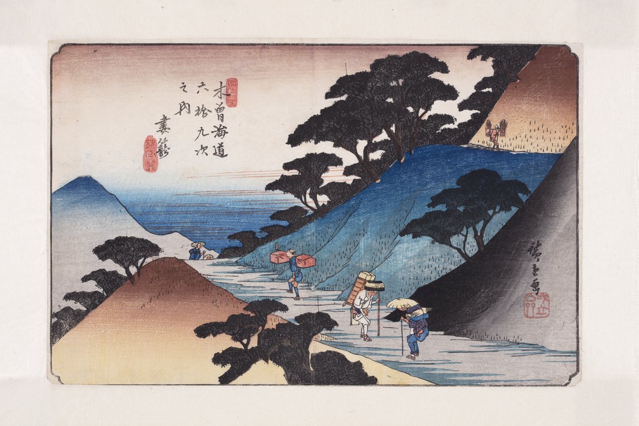 Nr. 43, Tsumagome von Ando or Utagawa Hiroshige