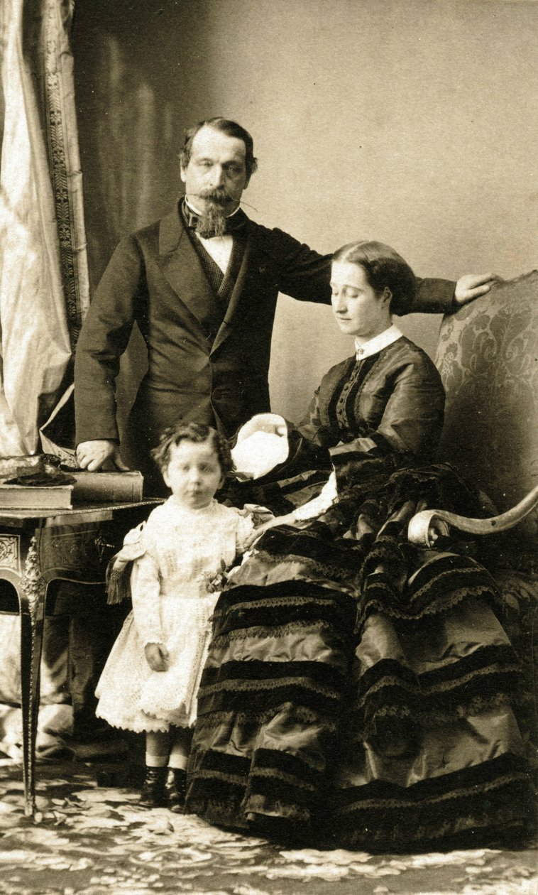 Kaiser Napoléon III und seine Familie von Andre Adolphe Eugene Disderi