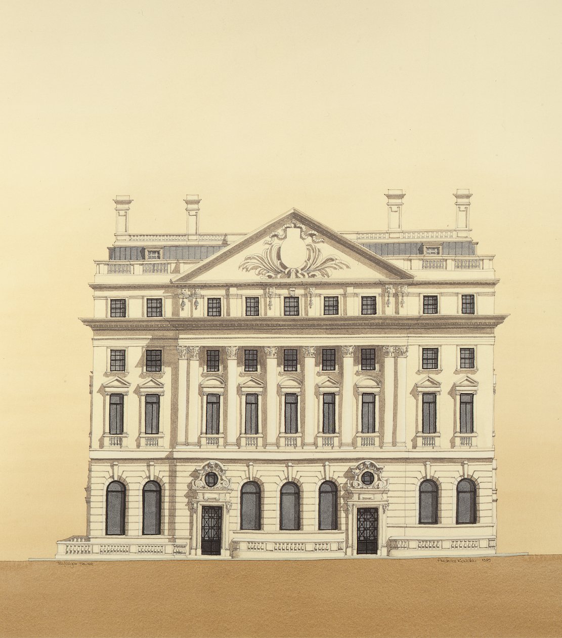 Trafalgar House, Waterloo Place, London von Andras Kaldor