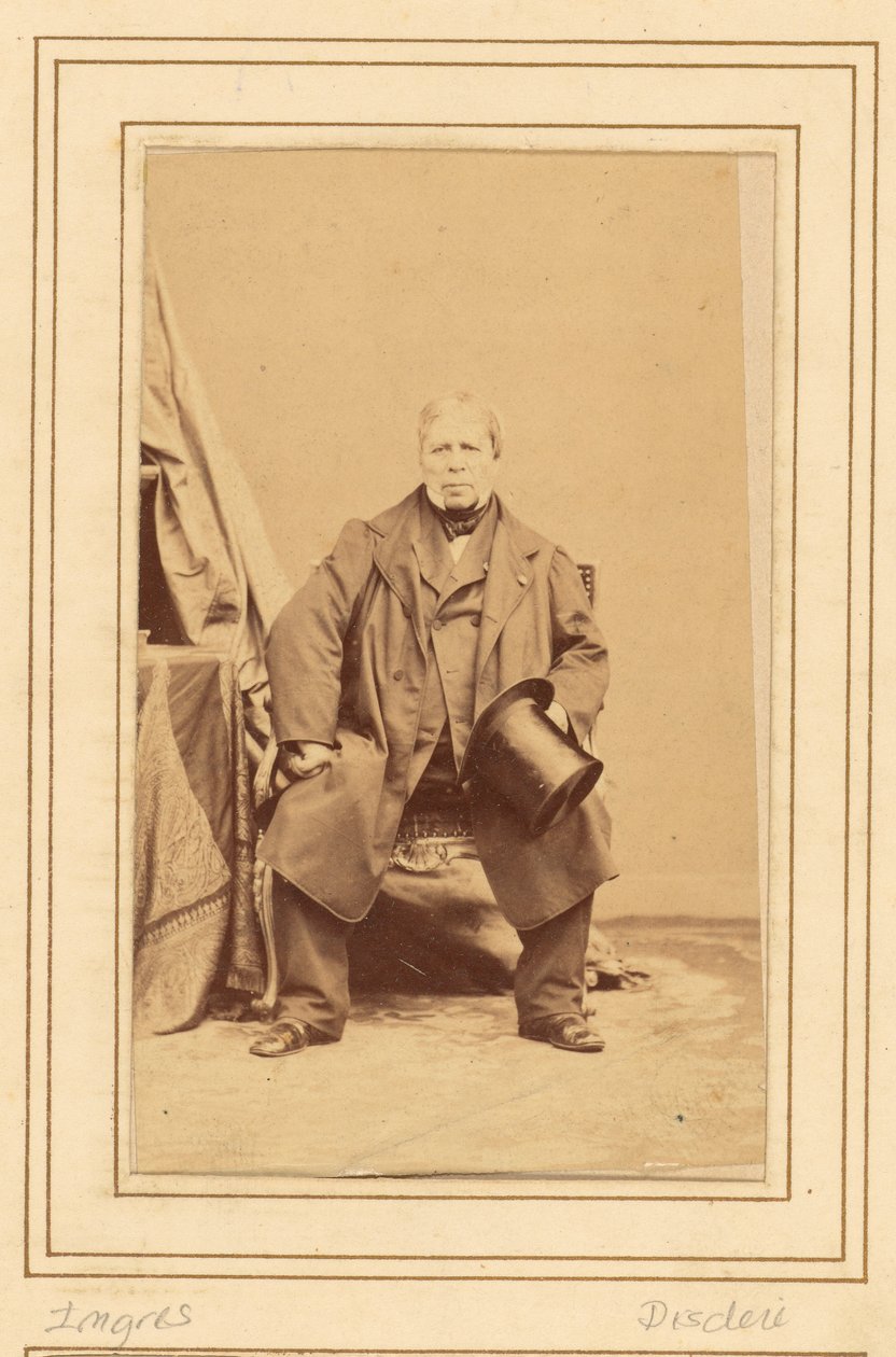 [Jean Auguste Dominique] Ingres (1780 - 1867) von Andre Adolphe Eugene Disderi