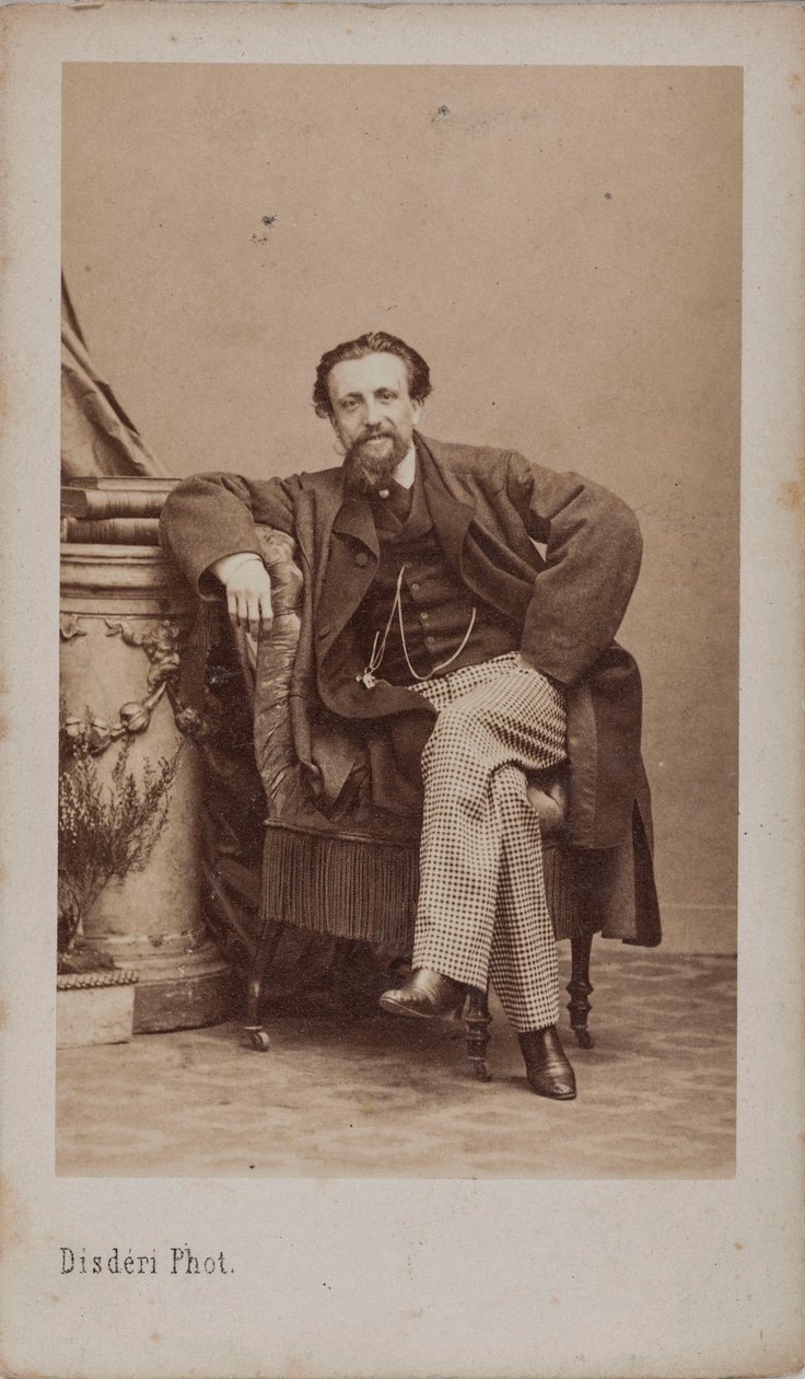 Porträt von Arthur Kalkbrenner 1828-1869, 1869 von Andre Adolphe Eugene Disderi