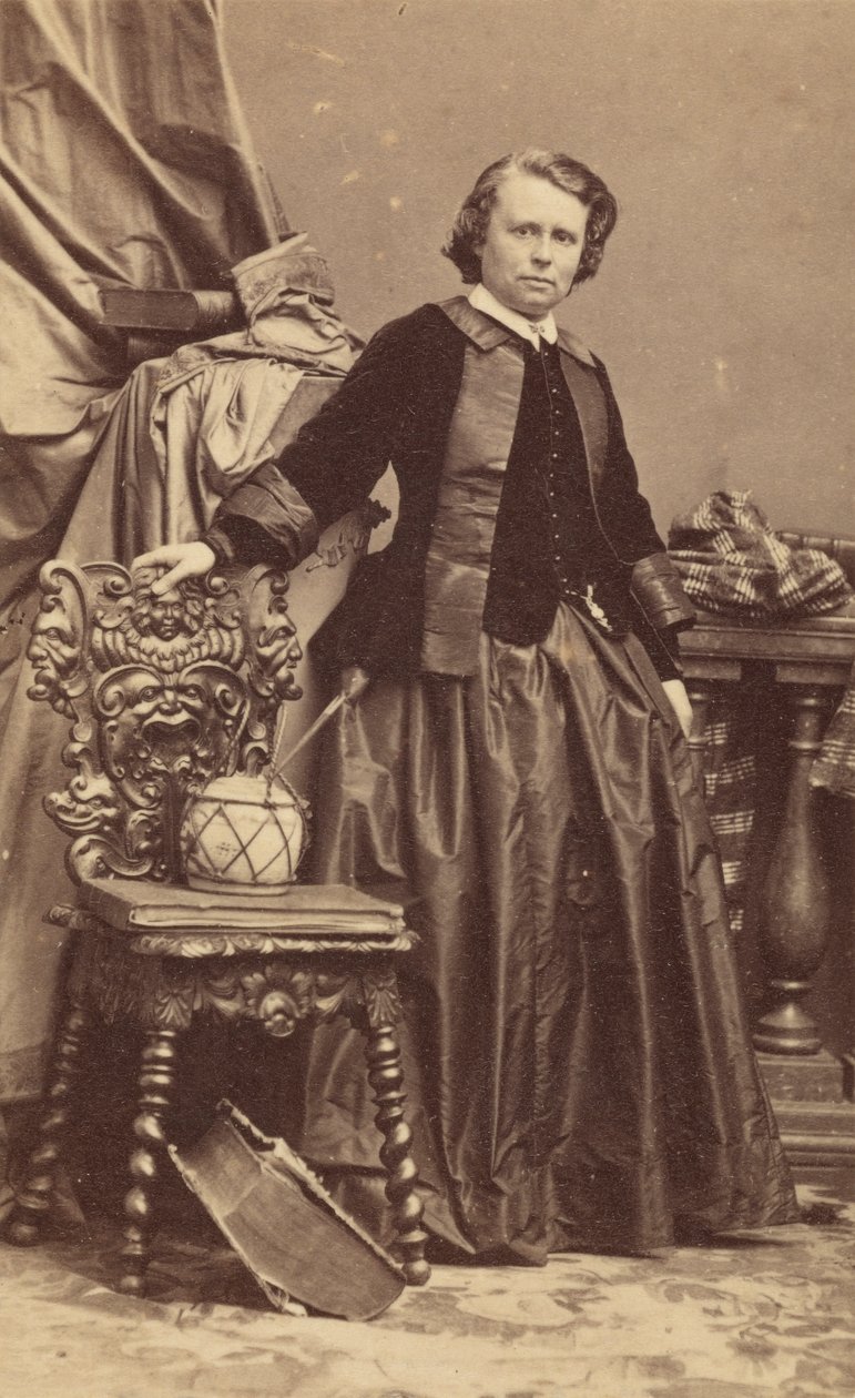 Porträt von Rosa Bonheur, frühe 1860er Jahre von Andre Adolphe Eugene Disderi