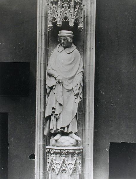 Kopie einer Statue von Jean Bureau, Sire de la Riviere von Andre Beauneveu