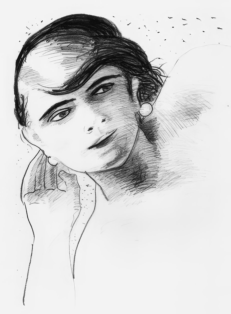 Mädchenkopf von Andre Derain