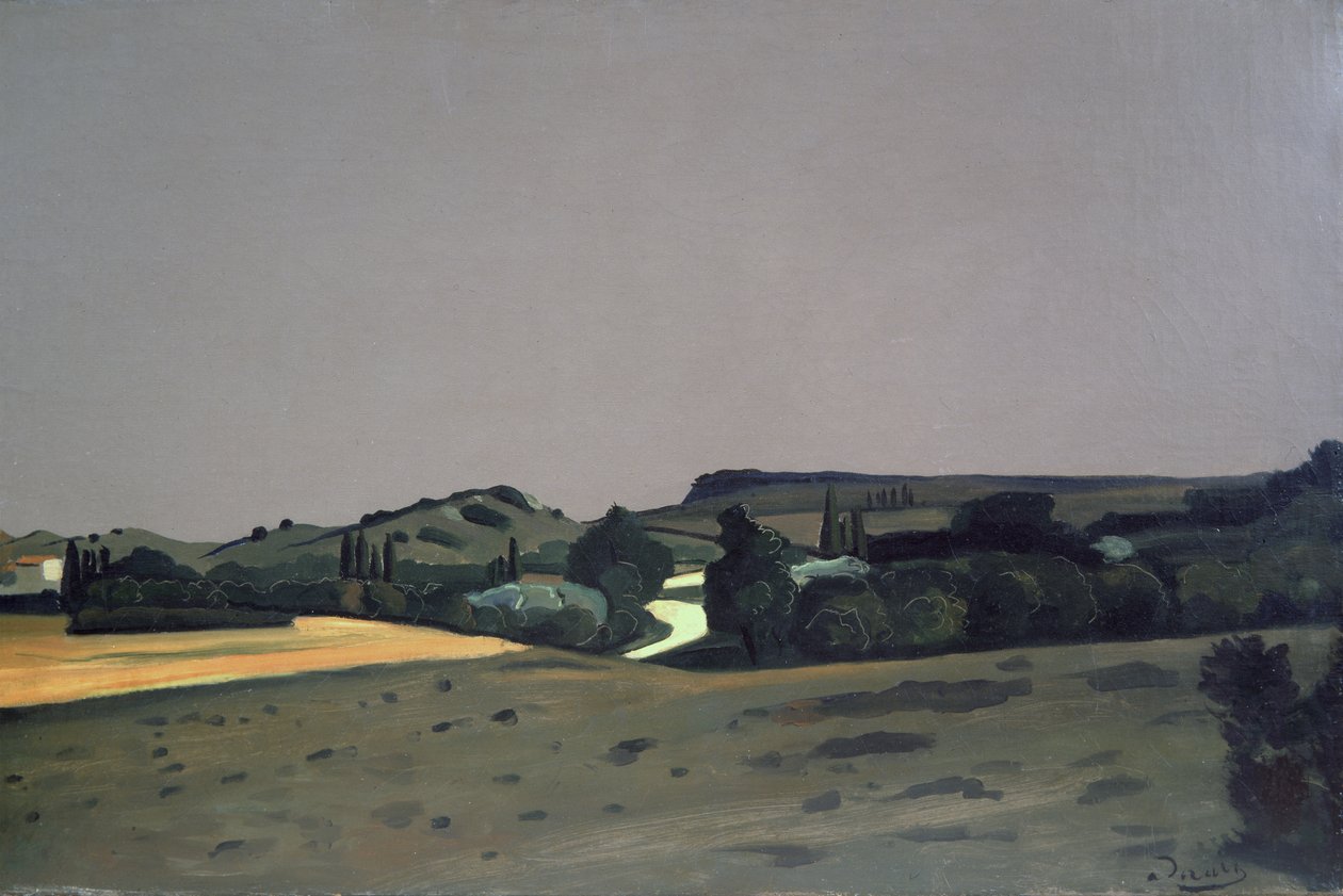 Provenzalische Landschaft von Andre Derain