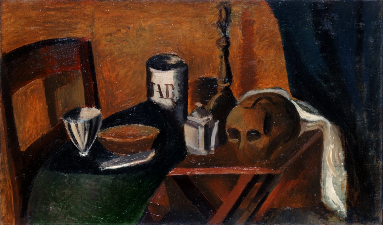 Stillleben mit einem Schädel von Andre Derain