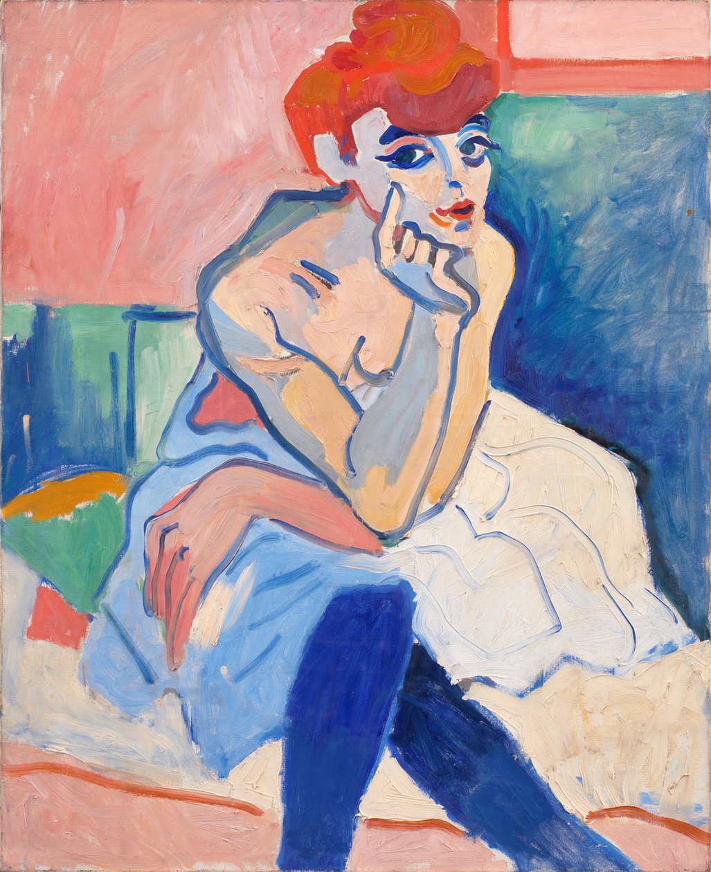 Frau in einem Hemd von Andre Derain