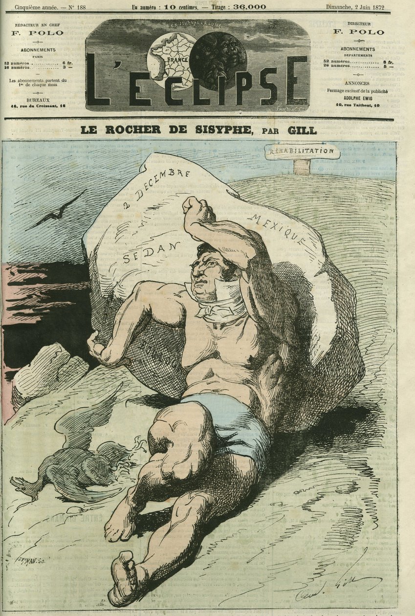 Eugene Rouher (1814-1884), französischer Politiker. Cover in „L