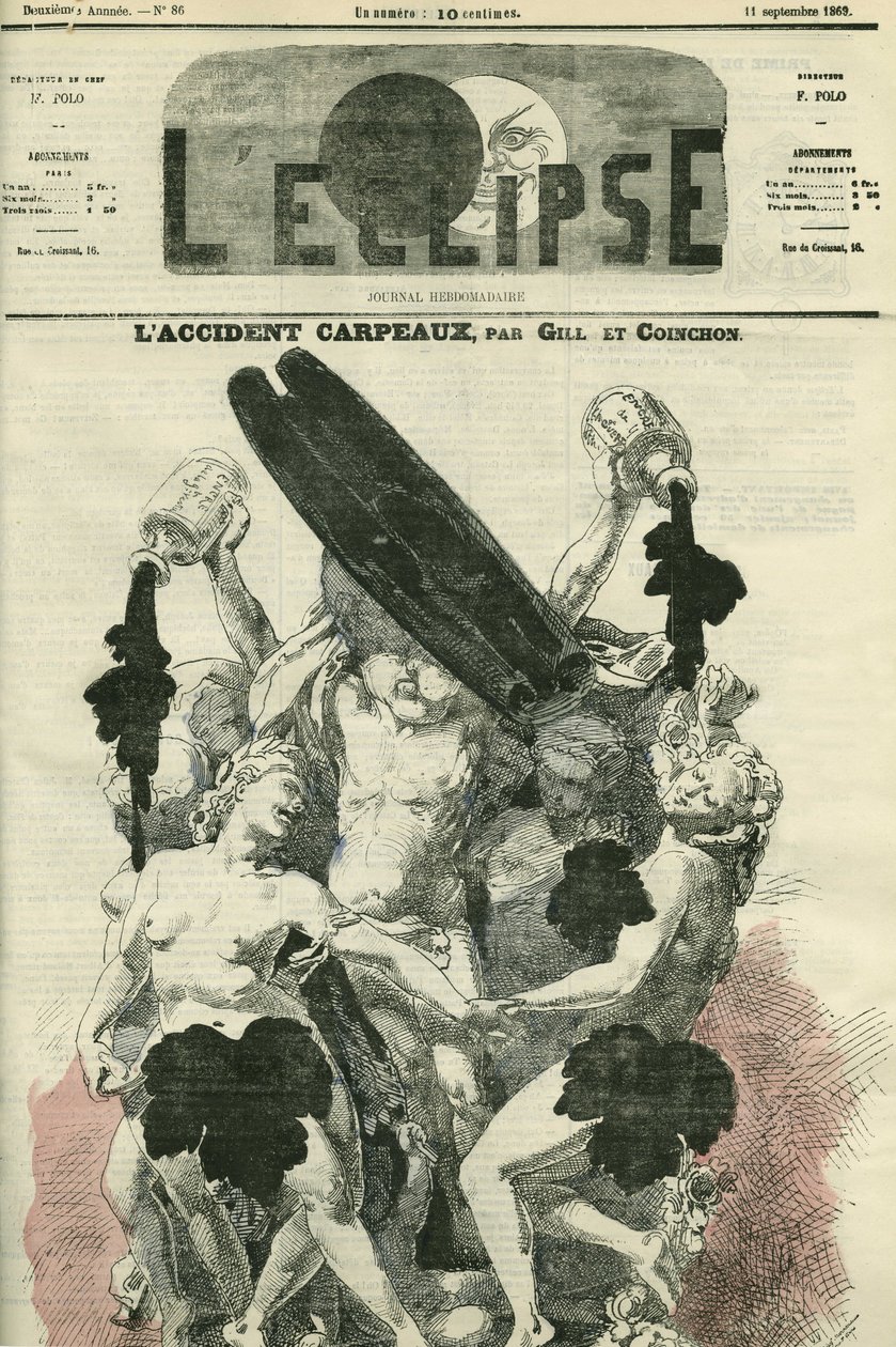 Der Carpeaux-Unfall, Illustration von 