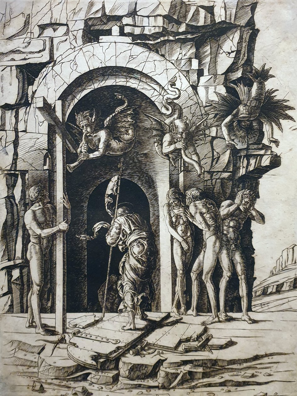 Der Abstieg Christi in die Vorhölle von Andrea Mantegna
