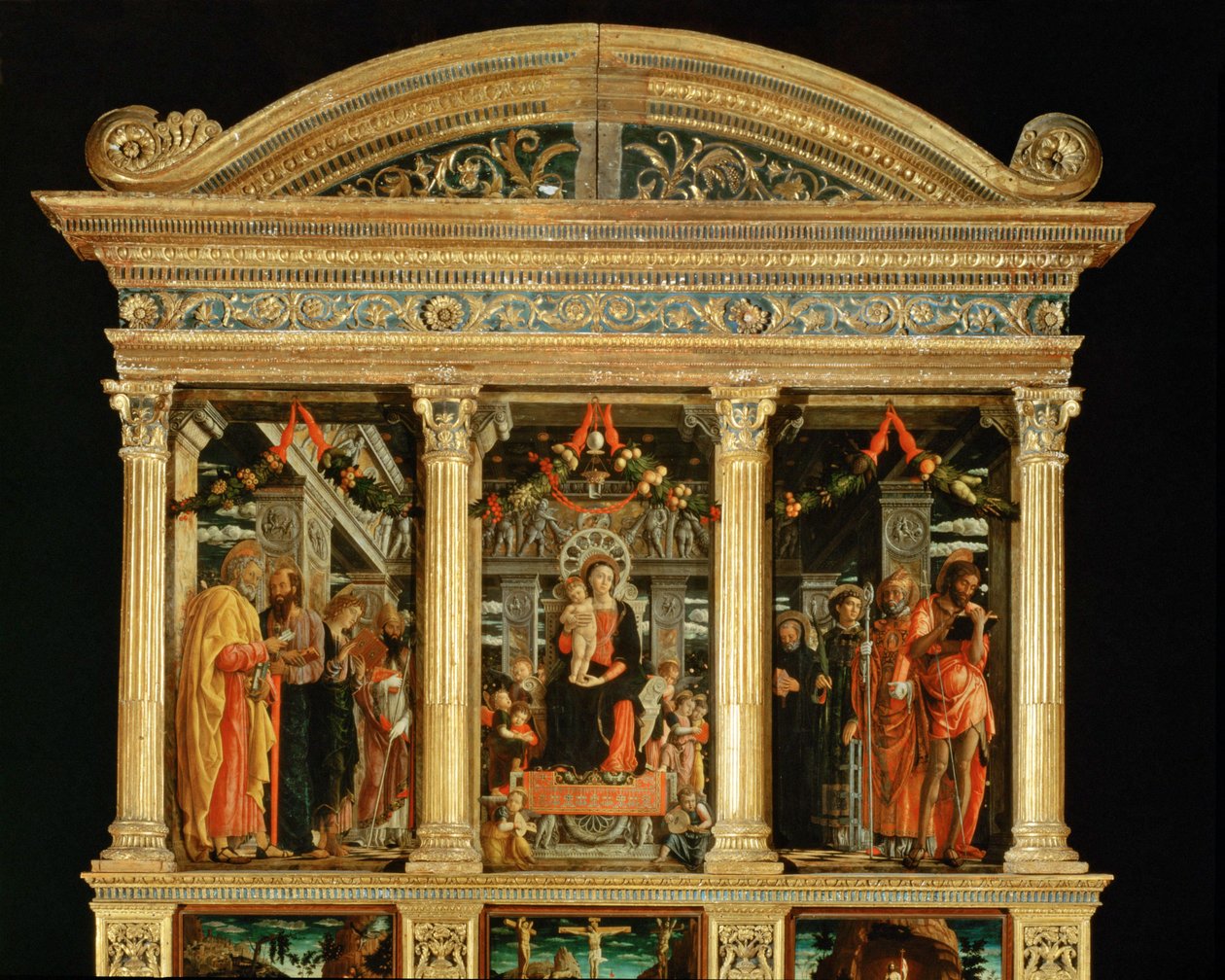 Altarbild in der Kirche von San Zeno, Verona von Andrea Mantegna
